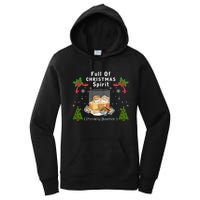 Full Of Christmas Spirit Clothing Funny Xmas Holiday Gifts Women's Pullover Hoodie