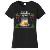 Full Of Christmas Spirit Clothing Funny Xmas Holiday Gifts Women's T-Shirt