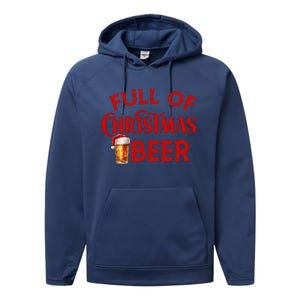 Full Of Christmas Beer Or Cheer Couples Christmas Matching Team Couple Group Performance Fleece Hoodie