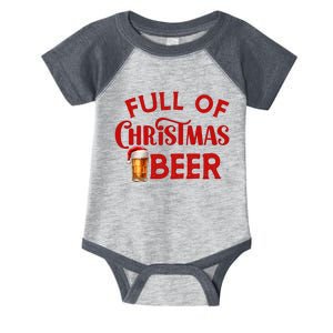 Full Of Christmas Beer Or Cheer Couples Christmas Matching Team Couple Group Infant Baby Jersey Bodysuit