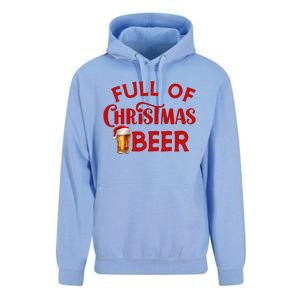 Full Of Christmas Beer Or Cheer Couples Christmas Matching Team Couple Group Unisex Surf Hoodie