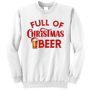 Full Of Christmas Beer Or Cheer Couples Christmas Matching Team Couple Group Sweatshirt