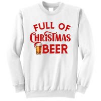 Full Of Christmas Beer Or Cheer Couples Christmas Matching Team Couple Group Sweatshirt