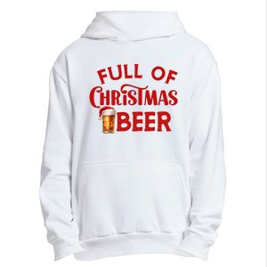 Full Of Christmas Beer Or Cheer Couples Christmas Matching Team Couple Group Urban Pullover Hoodie