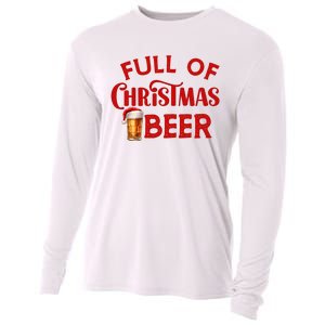 Full Of Christmas Beer Or Cheer Couples Christmas Matching Team Couple Group Cooling Performance Long Sleeve Crew