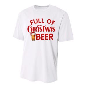 Full Of Christmas Beer Or Cheer Couples Christmas Matching Team Couple Group Performance Sprint T-Shirt