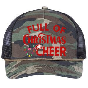 Full Of Christmas Beer Or Cheer Couples Christmas Matching Team Group Couple Retro Rope Trucker Hat Cap