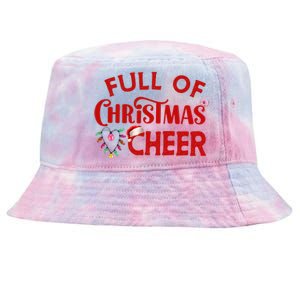 Full Of Christmas Beer Or Cheer Couples Christmas Matching Team Group Couple Tie-Dyed Bucket Hat