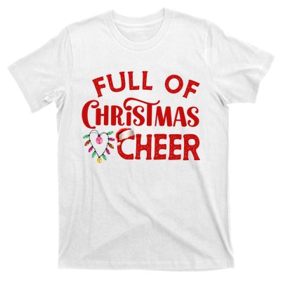 Full Of Christmas Beer Or Cheer Couples Christmas Matching Team Group Couple T-Shirt