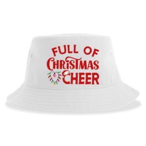 Full Of Christmas Beer Or Cheer Couples Christmas Matching Team Group Couple Sustainable Bucket Hat