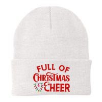 Full Of Christmas Beer Or Cheer Couples Christmas Matching Team Group Couple Knit Cap Winter Beanie