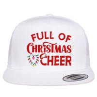 Full Of Christmas Beer Or Cheer Couples Christmas Matching Team Group Couple Flat Bill Trucker Hat