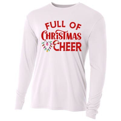 Full Of Christmas Beer Or Cheer Couples Christmas Matching Team Group Couple Cooling Performance Long Sleeve Crew