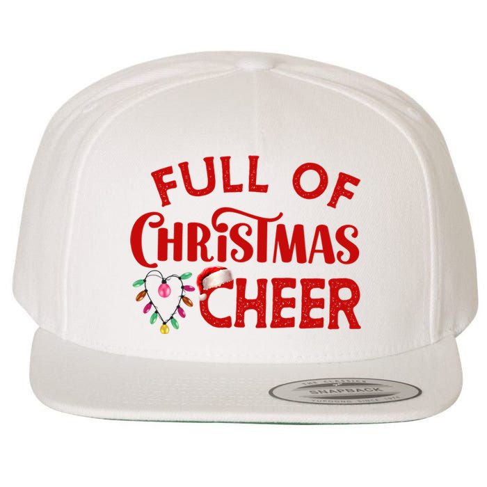 Full Of Christmas Beer Or Cheer Couples Christmas Matching Team Group Couple Wool Snapback Cap