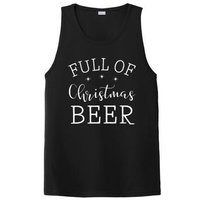 Full Of Christmas Beer And Christmas Cheer Couple Matching  PosiCharge Competitor Tank