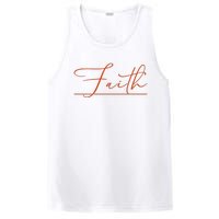 Faith Orange Christian PosiCharge Competitor Tank