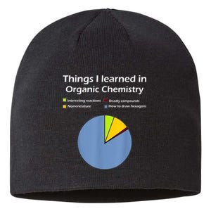 Funny Organic Chemistry Pun Sustainable Beanie