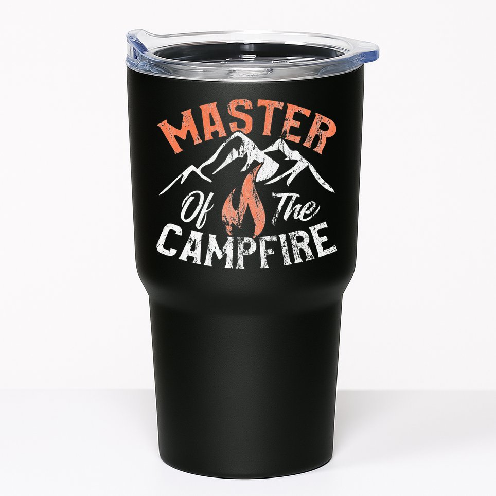 Funny Outdoor Camping Gifts Master of Campfire Tumbler