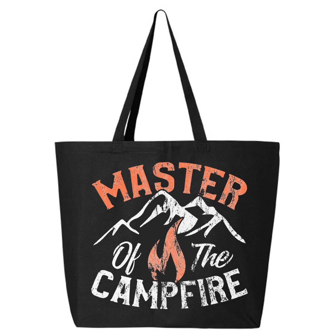 Funny Outdoor Camping Gifts Master of Campfire 25L Jumbo Tote
