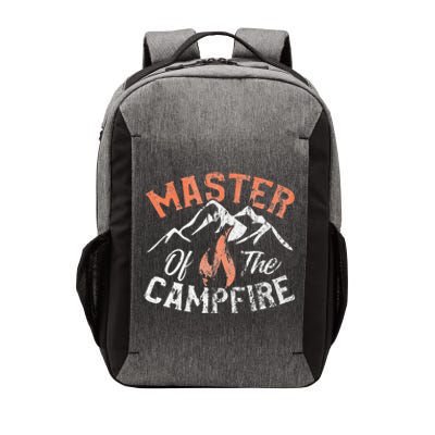 Funny Outdoor Camping Gifts Master of Campfire Vector Backpack