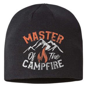 Funny Outdoor Camping Gifts Men Women Master Of Campfire Sustainable Beanie