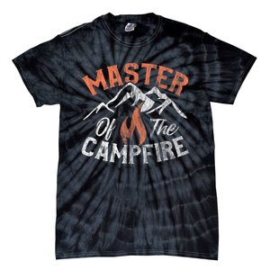 Funny Outdoor Camping Gifts Men Women Master Of Campfire Tie-Dye T-Shirt