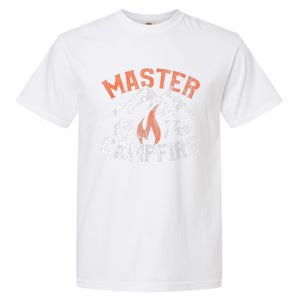 Funny Outdoor Camping Gifts Men Women Master Of Campfire Garment-Dyed Heavyweight T-Shirt