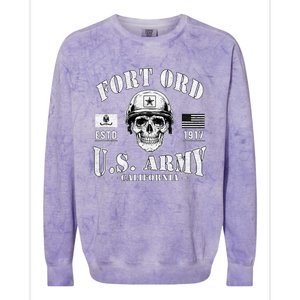 Fort Ord California Ca Ft Ord Military Base Gifts Colorblast Crewneck Sweatshirt