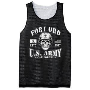 Fort Ord California Ca Ft Ord Military Base Gifts Mesh Reversible Basketball Jersey Tank