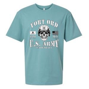 Fort Ord California Ca Ft Ord Military Base Gifts Sueded Cloud Jersey T-Shirt