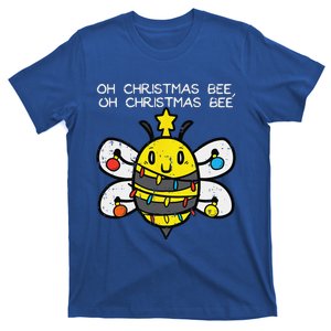 Funny Oh Christmas Bee Xmas Lights Funny Funny T-Shirt