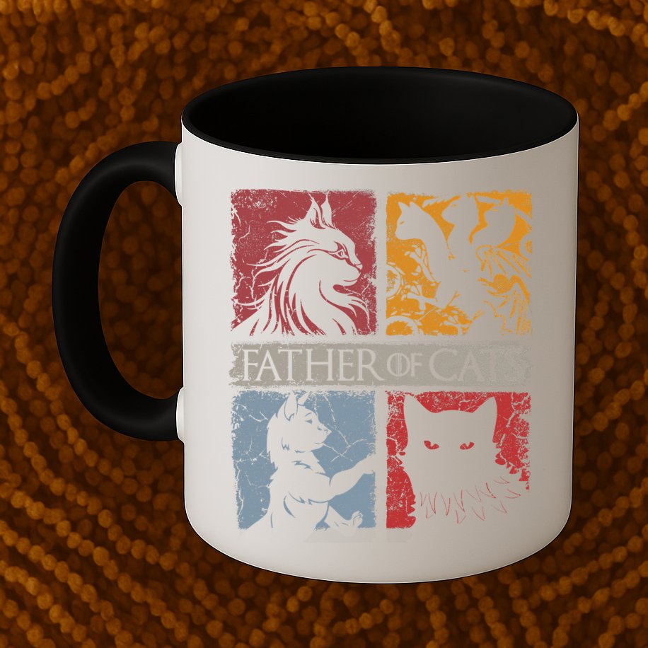 Father Of Cats Cat Lovers Cat Dad Fabulous Mug