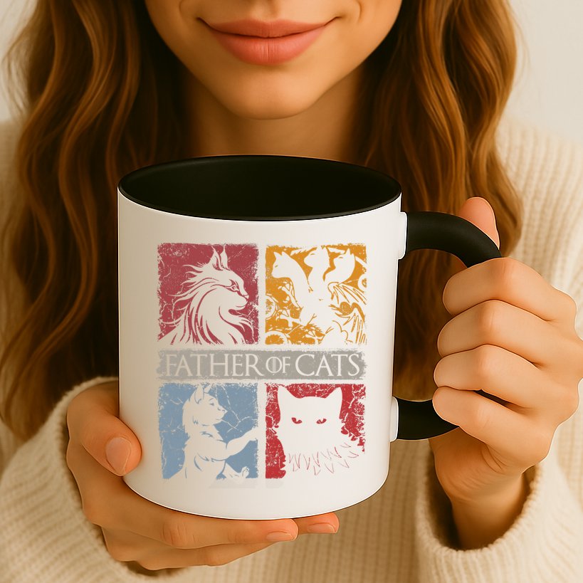 Father Of Cats Cat Lovers Cat Dad Fabulous Mug