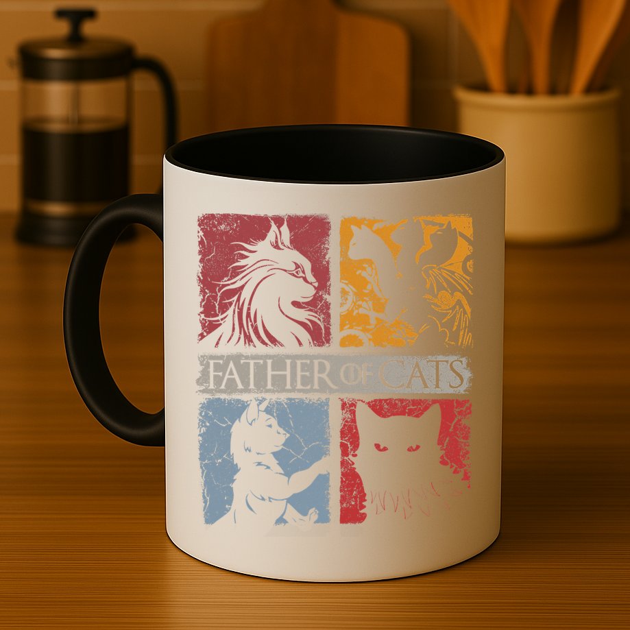 Father Of Cats Cat Lovers Cat Dad Fabulous Mug