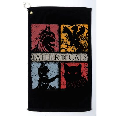 Father Of Cats Cat Lovers Cat Dad Fabulous Golf Towel
