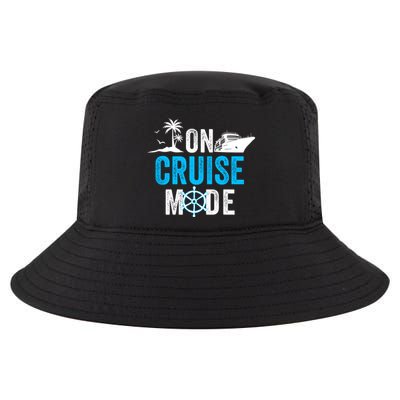 Funny On Cruise Mode Funny Cruise Ship On Cruise Mode Funny Cruise Vacation Cool Comfort Performance Bucket Hat