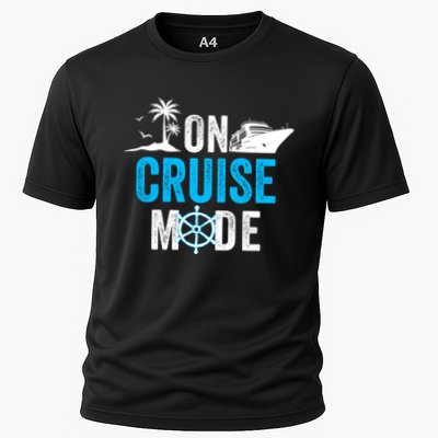 Funny On Cruise Mode Funny Cruise Ship On Cruise Mode Funny Cruise Vacation Performance Shirt