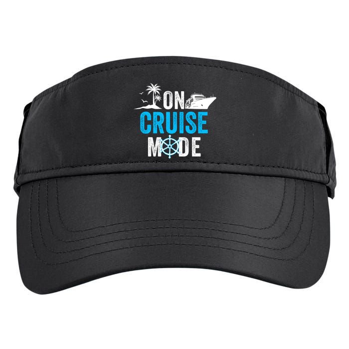 Funny On Cruise Mode Funny Cruise Ship On Cruise Mode Funny Cruise Vacation Adult Drive Performance Visor