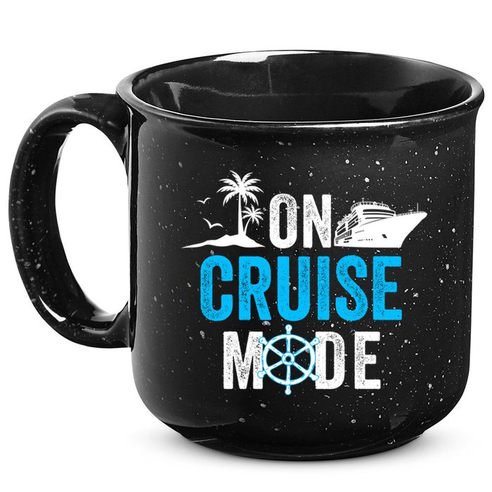 Funny On Cruise Mode Funny Cruise Ship On Cruise Mode Funny Cruise Vacation 15oz Campfire Ceramic Mug