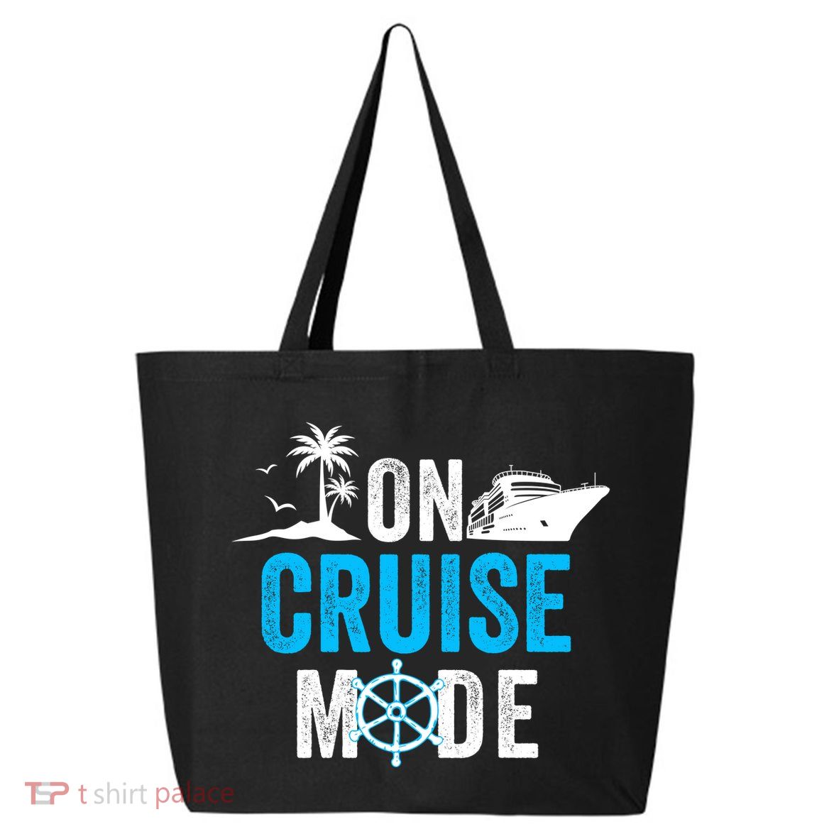 Funny On Cruise Mode Funny Cruise Ship On Cruise Mode Funny Cruise Vacation 25L Jumbo Tote