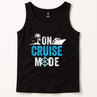 Funny On Cruise Mode Funny Cruise Ship On Cruise Mode Funny Cruise Vacation Tank Top