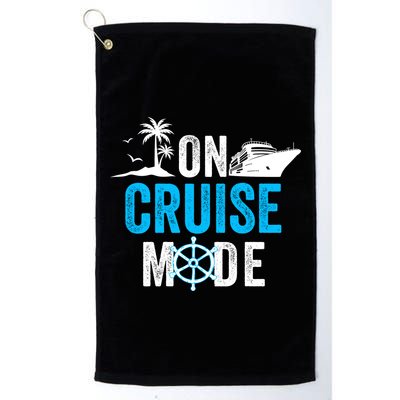 Funny On Cruise Mode Funny Cruise Ship On Cruise Mode Funny Cruise Vacation Golf Towel
