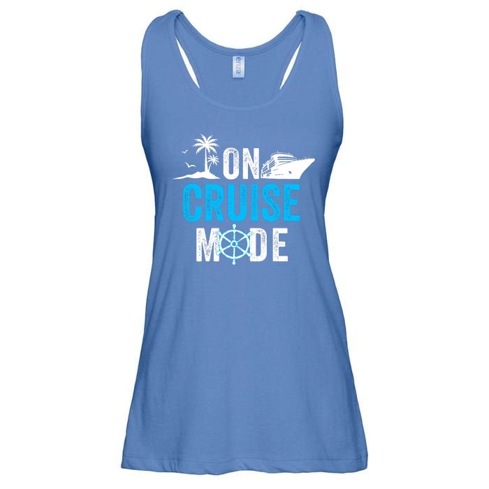 Funny On Cruise Mode Funny Cruise Ship On Cruise Mode Funny Cruise Vacation Ladies Essential Flowy Tank