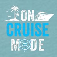 Funny On Cruise Mode Funny Cruise Ship On Cruise Mode Funny Cruise Vacation Sueded Cloud Jersey T-Shirt