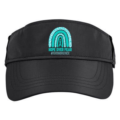 Fight Ovarian Cancer Awareness Teal Ribbon Products Adult Drive Performance Visor