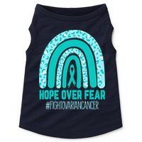 Fight Ovarian Cancer Awareness Teal Ribbon Products Doggie Tank