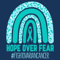 Fight Ovarian Cancer Awareness Teal Ribbon Products Doggie Tank
