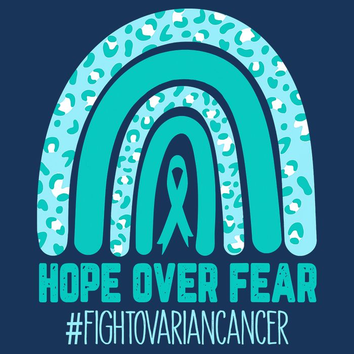 Fight Ovarian Cancer Awareness Teal Ribbon Products Doggie Tank