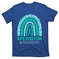 Fight Ovarian Cancer Awareness Teal Ribbon Products T-Shirt