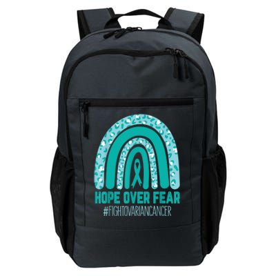 Fight Ovarian Cancer Awareness Teal Ribbon Products Daily Commute Backpack